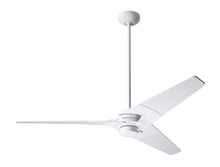 Modern Fan Co. TOR-GW-52-BK-NL-001 - Torsion Fan; Gloss White Finish; 52&#34; Black Blades; No Light; Fan Speed Control