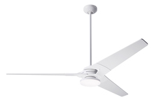 Modern Fan Co. TOR-GW-62-WH-272-002 - Torsion Fan; Gloss White Finish; 62&#34; White Blades; 20W LED; Fan Speed and Light Control (3-wire)