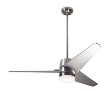 Modern Fan Co. VEL-BN-48-NK-853-WC - Velo DC Fan; Bright Nickel Finish; 48&#34; Nickel Blades; 17W LED; Wall Control