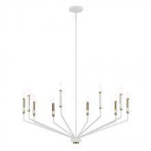 Kichler 52348WH - Armand 38.25&#34; 10-Light Chandelier in White