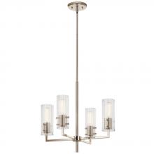 Kichler 52678PN - Velestino 20.5&#34; 4-Light Chandelier in Polished Nickel