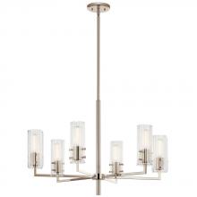 Kichler 52679PN - Velestino 30.25&#34; 6-Light Chandelier in Polished Nickel