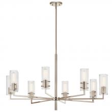 Kichler 52680PN - Velestino 40.25&#34; 8-Light Chandelier in Polished Nickel
