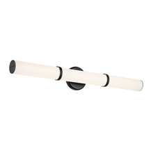 Kichler 55189BKLED - Rosh 32&#34; Bath Bar Large LED with White Glass in Black