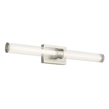 Kichler 55197NILED - Laurene 31&#34; Linear Bath Bar Large LED with Clear Fluted Glass in Brushed Nickel