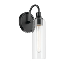 Kichler 55209BK - Kavi 13&#34; 1-Light Wall Sconce with Clear Glass in Black