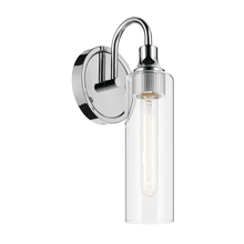 Kichler 55209CH - Kavi 13&#34; 1-Light Wall Sconce with Clear Glass in Chrome