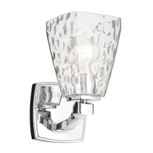 Kichler 55214CHWTR - Marant 9.5&#34; 1-Light Wall Sconce with Clear Water Glass in Chrome