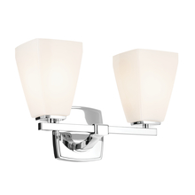 Kichler 55215CH - Marant 14.25&#34; 2-Light Vanity Light with Opal Glass in Chrome