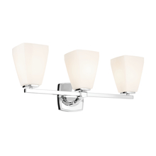 Kichler 55216CH - Marant 23.75&#34; 3-Light Vanity Light with Opal Glass in Chrome