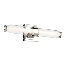 Kichler 55237PNLED - Laurene 18.5&#34; Linear Bath Bar Small LED with Clear Glass in Chrome