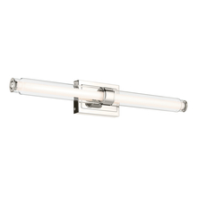 Kichler 55239PNLED - Laurene 31&#34; Linear Bath Bar Large LED with Clear Glass in Chrome