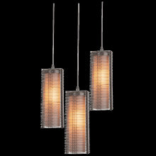 Hammerton CHB0020-03-CS-F-C01-L1 - Downtown Mesh Round 3pc Multi-Pendant