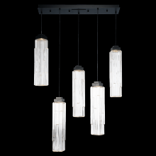 Hammerton PLB0056-09-MB-LC-C01-L1 - Ledgestone Linear 9pc Multi-Pendant