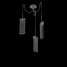 Hammerton SCB0042-03-GP-SG-C01-L3 - Parallel Glass Round 3pc Swag Multi-Pendant