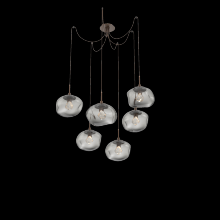 Hammerton SCB0068-06-BB-ZS-C01-L1 - Nova Round 6pc Swag Multi-Pendant