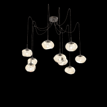 Hammerton SCB0068-09-FB-GA-C01-L1 - Nova Round 9pc Swag Multi-Pendant