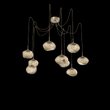 Hammerton SCB0068-09-GB-FB-C01-L1 - Nova Round 9pc Swag Multi-Pendant