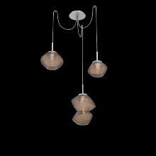 Hammerton SCB0089-03-CS-B-C01-L1 - Mesa Round 3pc Swag Multi-Pendant