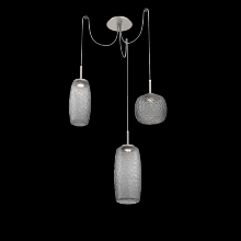 Hammerton SCB0091-03-BS-S-C01-L1 - Vessel Round 3pc Swag Multi-Pendant