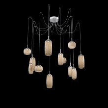 Hammerton SCB0091-12-CS-B-C01-L1 - Vessel Round 12pc Swag Multi-Pendant