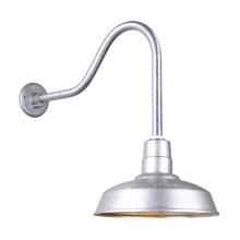 Hi-Lite MFG Co. H-QSN15114-SA-96/QSNHL-H-96 - 14&#34; Gooseneck Light Warehouse Shade, QSNHL-H Arm