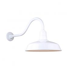 Hi-Lite MFG Co. H-QSN15116-SA-93/QSNB-13-93 - 16&#34; Gooseneck Light Warehouse Shade, QSNB-13 Arm