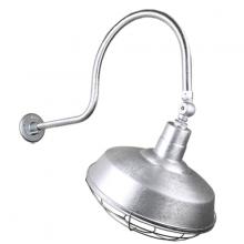 Hi-Lite MFG Co. H-QSN15116-SA-96/QSNHL-C-96/QSNSK-96/QSNWGR-16-96 - 16&#34; Gooseneck Light Warehouse Shade, QSNHL-C Arm, Swivel Knuckle & Wire Guard Accessories