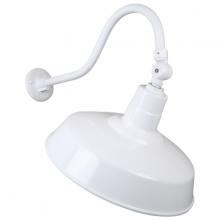 Hi-Lite MFG Co. H-QSN15116-SA-93/QSNHL-A-93/QSNSK-93 - 16&#34; Gooseneck Light Warehouse Shade, QSNHL-A Arm, Swivel Knuckle Accessory