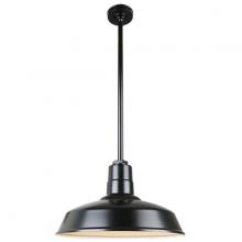 Hi-Lite MFG Co. H-QSN15118-SA-91/QSN36ST3-91/QSNHSC-91 - 18&#34; Ceiling Stem Light