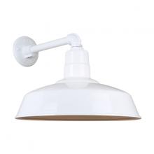 Hi-Lite MFG Co. H-QSN15118-SA-93/QSNB-44-93 - 18&#34; Gooseneck Light Warehouse Shade, QSNB-44 Arm
