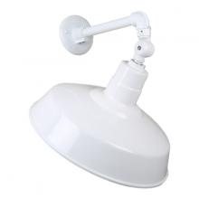 Hi-Lite MFG Co. H-QSN15114-SA-93/QSNB-44-93/QSNSK-93 - 14&#34; Gooseneck Light Warehouse Shade, QSNB-44 Arm, Swivel Knuckle Accessory
