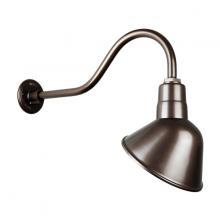 Hi-Lite MFG Co. H-QSN18110-SA-145/QSNHL-A-145 - 10&#34; Gooseneck Light Angle Shade, QSNHL-A Arm