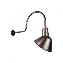 Hi-Lite MFG Co. H-QSN18110-SA-145/QSNHL-C-145 - 10&#34; Gooseneck Light Angle Shade, QSNHL-C Arm