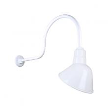 Hi-Lite MFG Co. H-QSN18110-SA-93/QSNHL-C-93 - 10&#34; Gooseneck Light Angle Shade, QSNHL-C Arm