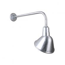 Hi-Lite MFG Co. H-QSN18110-SA-96/QSNB-13-96 - 10&#34; Gooseneck Light Angle Shade, QSNB-13 Arm