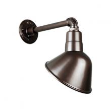Hi-Lite MFG Co. H-QSN18110-SA-145/QSNB-44-145 - 10&#34; Gooseneck Light Angle Shade, QSNB-44 Arm