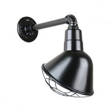 Hi-Lite MFG Co. H-QSN18112-SA-91/QSNB-44-91/QSNWGR-12-91 - 12&#34; Gooseneck Light Angle Shade, QSNB-44 Arm, Wire Guard Accessory