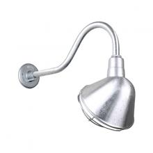 Hi-Lite MFG Co. H-QSN18112-SA-96/QSNHL-A-96/QSNWGR-12-96 - 12&#34; Gooseneck Light Angle Shade, QSNHL-A Arm, Wire Guard Accessory