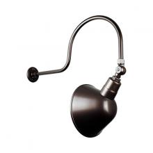 Hi-Lite MFG Co. H-QSN18112-SA-145/QSNHL-C-145/QSNSK-145 - 12&#34; Gooseneck Light Angle Shade, QSNHL-C Arm, Swivel Knuckle Accessory