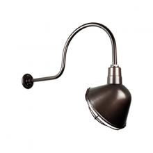 Hi-Lite MFG Co. H-QSN18112-SA-145/QSNHL-C-145/QSNWGR-12-145 - 12&#34; Gooseneck Light Angle Shade, QSNHL-C Arm, Wire Guard Accessory