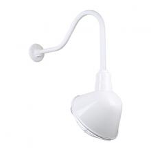 Hi-Lite MFG Co. H-QSN18110-SA-93/QSNHL-H-93/QSNWGR-10-93 - 10&#34; Gooseneck Light Angle Shade, QSNHL-H Arm, Wire Guard Accessory