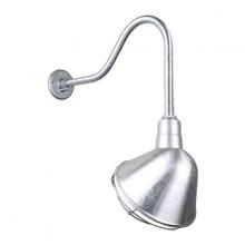 Hi-Lite MFG Co. H-QSN18110-SA-96/QSNHL-H-96/QSNWGR-10-96 - 10&#34; Gooseneck Light Angle Shade, QSNHL-H Arm, Wire Guard Accessory