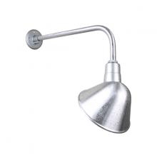 Hi-Lite MFG Co. H-QSN18112-SA-96/QSNB-13-96 - 12&#34; Gooseneck Light Angle Shade, QSNB-13 Arm