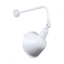 Hi-Lite MFG Co. H-QSN18110-SA-93/QSNB-13-93/QSNSK-93/QSNWGR-10-93 - 10&#34; Gooseneck Light Angle Shade, QSNB-13 Arm, Swivel Knuckle & Wire Guard Accessories