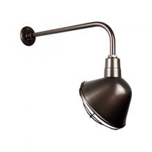 Hi-Lite MFG Co. H-QSN18110-SA-145/QSNB-13-145/QSNWGR-10-145 - 10&#34; Gooseneck Light Angle Shade, QSNB-13 Arm, Wire Guard Accessory
