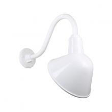 Hi-Lite MFG Co. H-QSN18112-SA-93/QSNB-42-93 - 12&#34; Gooseneck Light Angle Shade, QSNB-42 Arm
