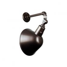 Hi-Lite MFG Co. H-QSN18112-SA-145/QSNB-44-145/QSNSK-145 - 12&#34; Gooseneck Light Angle Shade, QSNB-44 Arm, Swivel Knuckle Accessory