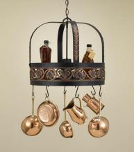 Hi-Lite MFG Co. H-81Y-D-BR47/B-GLD W/CI - POT RACK COLLECTION