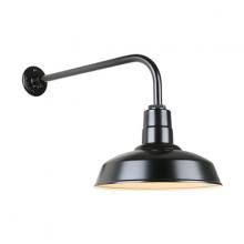 Hi-Lite MFG Co. H-QSN15114-SA-91/QSNB-13-91 - 14&#34; Gooseneck Light Warehouse Shade, QSNB-13 Arm